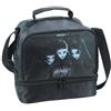 PRESTIGE & DELUXE Portamerenda Borsa termica K pop Idols Stars Rumi Mira Zoey Black Nero | Personaggi Anime | per Bambina per il pranzo merenda - 2 scomparti chiusura zip - scuola asilo tempo libero