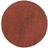 Teppium Moderno Tappeto Salotto 80 cm Rotondo Terracotta - Shaggy Tappeto per scendiletto Camera da Letto, Cucina y Soggiorno - Tappeto Morbido y Fluffy, Monocromatico, facile manutenzione