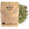 YVY Maté Tropical Bio 500 g - Yerba maté biologico ed equo - Maté Exotico e tonificante - Ideale per consumo quotidiano - Eco-ricarica richiudibile