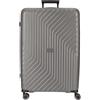 SOMKO Wave Valigia rigida Valigia grande XL Trolley grande 77cm Antracite, 4 ruote doppie, lucchetto TSA, espandibile, polipropilene leggero | 105L