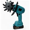 MF artSHOP Motozappa Elettrica a Batteria 48VF al Litio 550W, Mini Motozappa Portatile Senza Fili, 400 RPM, Zappatrice per Orto, Giardino, Aiuole e Terreno, Leggera e Compatta