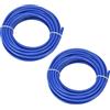 Fdit Filo per Decespugliatore Rotondo da 2 Pezzi da 4 Mm, Filo per Tosaerba a Basso Rumore in Nylon con Colore Blu, Adatto per la Maggior Parte dei Decespugliatori (5 Metri)