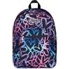 Seven Freethink Zaino Scuola Media Ragazza, Scuola Elementare, Doppio Scomparto, Tasca PC e Borraccia, viola rosa