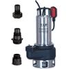 T.I.P. Pompa sommersa professionale per acque sporche T.I.P. - Acciaio inossidabile (portata 42.000 l/h, prevalenza 16 m, pressione 1,6 bar, granulometria 50 mm, acqua di lavaggio) Extrema 700/16-3 IX