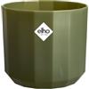 Elho Facet Round 19cm Vasi per Piante - Forest Green