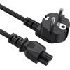 Mugust Cavo di ricarica da 1,5 m per Ninebot by Segway MAX G2 G30 G30D G30D2 F65D G2E G30P P65 P100S G30E C5, cavo di alimentazione a 3 poli con spina a quadrifoglio (1)