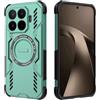 ESHUYI Cover per Xiaomi 17T Pro, Compatibile con Magnetica, Custodia Antiurto Grado Militare con Angoli Airbag, Dissipazione Calore, Ibrida TPU+PC, Verde
