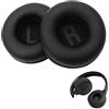 BosuLai Ricambio Cuscinetti Auricolari Compatibili con Cuffie JBL T450BT T500BT | Compatibili con 510BT JR300BT JR300 JR310BT JR310 Cuscinetti Ricambio Padiglioni Tune in Pelle PU e Spugna, Nero