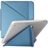 WAYIFON Custodia per tablet Slim Case per Kobo Libra Color (2024)/Libra 2 (2021) 7 Pollici eReader, Custodia in Pelle TPU Slim Smart Folio Custodia con chiusura magnetica e funzione leggio (blu zaffiro)