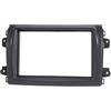 tomzz Audio 2414-101 Cornice radio doppio DIN compatibile con Fiat Ducato Serie 8 dal 2021 nera per veicoli con predisposizione radio
