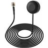 Hilacini Antenna DAB per Auto, Antenna DAB con Connettore SMB e Cavo Coassiale da 100cm, Radio Digitale con Amplificatore di Segnale, Ricezione Stabile Compatibile con Autoradio Pioneer Sony Kenwood Alpine JVC