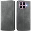 MOJIA Cover per Xiaomi 17T Pro, Custodia Folio Portafoglio in Pelle PU [chiusura magnetica], Case a Libro con Guscio Interno in TPU, Supporto per Carte.. Grigio