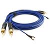 Selected Cable Sommer Cable - 1 Cavo audio Sinus Control 2 x 0,35mm² schermato; 1 lungo cavo di massa placcato oro, 1 x 0,35 mm² extra lungo, SC81-K3 2,5m Blu