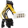 VGOL Pin del cavo 8 del collegamento di potere di GPU della scheda grafica del computer a due 6+2 Pin CBL-PWEX-1040 compatibile con la piattaforma del server di Supermicro