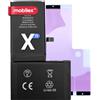MOBILEX® Batteria per iPhone X | Chip TI | 3300mAh - OEM | Sostituzione interna con adesivo | Alta Capacità