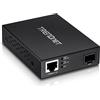 Trendnet TFC-PGSFP convertitore multimediale di rete 2000 Mbit/s Black