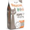 Petnutrizione Preziosa Tofu Lettiera Agglomerante per Gatti 10 Litri Profumazione Pesca, Lettiera Vegetale a Base di Tofu con Carboni Attivi, Pellet Antipolvere e Odor Control