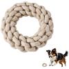 MiOYOOW Anello giocattolo per cani in cotone, resistente agli strappi, in corda di cotone, con nodi intrecciati rinforzati, per cani di taglia media e grande
