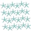 HOMOBABE 24pezzi Ornamenti Decorativi Resina Forma di Stelle per Acquari Decorazioni Miniature Vivid e Realistiche per Ambienti Nautici e Casa