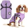 LUOWAN Cappottino Cane Taglia Piccola e Media Taglia - Cappotto Cane - Giacca Invernale Impermeabile con Imbracatura - Gilet Caldo