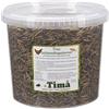 Tima larve di mosca soldato 1 kg (Hermetia illucens) essiccate 3-4 cm