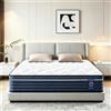 YIDATONG Materasso 140x190 cm in Schiuma Memory, Altezza 27 cm, Supporto Perfetto, Allevia le Tensioni della Schiena, Molle Insacchettate Riposo Indipendente, Oeko-Tex, Ipoallergenico, Lusso e Resistente