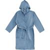 LARA MORADA Accappatoio in Microfibra da Viaggio Uomo e Donna con Cappuccio, Tasche e Cintura - Salvaspazio in Tinta Unita Unisex, Super Assorbente e Asciugatura Rapida per Mare Piscina e Palestra (Blu Royal XL)