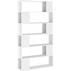 vidaXL Libreria/Divisorio Stanza Bianco 100x24x188 cm
