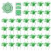 Dorunova 36 Sacchetti Portaconfetti in Rete con Coulisse, 24 cm (Verde) | 36 sacchetti per confetti, rete in poliestere, coulisse regolabile, leggeri, riutilizzabili