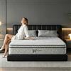 YIDATONG Materasso 140x190 cm Altezza 26 cm, Schiuma Memory e Lattice Blu, Sonno Profondo senza Rumori, Alta Elasticità, Medio Fermo, Sollievo per la Schiena, Adatto alla Morfologia Corporea