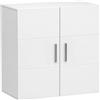 APICIZON Pensile Bagno 2 Ante, 60 × 31 × 60 cm, Bianco