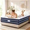 YIDATONG Materasso 140x200 cm Altezza 28 cm, Schiuma Memory, Alta Densità, Supporto Ottimale, Allevia i Dolori alla Schiena, Riposo Indipendente, Ipoallergenico, Ergonomico, Lunga Durabilità