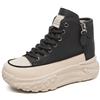 Generisch Sneakers da donna con plateau e suola spessa, gambo alto, scarpe da ginnastica ortopediche, scarpe sportive da donna