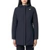 K-Way Giacca Invernale da Donna Marchio, Modello Denise St Warm Double K6128UW, Realizzato in Sintetico. Nero