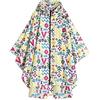 Freesmily Poncho impermeabile impermeabile da donna con cappuccio con cerniera