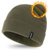 Zylioo S/M/L/XL/XXL Cappello in pile per teste grandi/piccole, berretto da ciclismo sotto il casco, berretto da corsa
