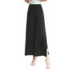 Putaowor Pantaloni da Donna in Chiffon con Gamba Dritta a Palazzo in Vita Elastica Cravatta