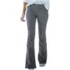 KBOPLEMQ, pantaloni da donna in corduroy invernali, pantaloni stretch a campana svasati, pantaloni da yoga a vita alta, pantaloni da jogging in velluto dorato, pantaloni eleganti a campana, pantaloni