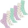 Footstar Calzini termici per bambini in spugna con motivi (3 paia o 6 paia) Calzini invernali, 31-34