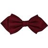 TigerTie papillon-pizzo - bordò, papillon di seta - vero Moiré Effekt