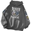 CUTTE Felpa con Cappuccio Fan Art Fourth Wing | Design Basgiath War College | Unisex (Grigio Scuro,XXL)