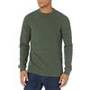 Amazon Essentials Camicia a Maniche Lunghe in Misto Cotone a Nido d'Ape Vestibilità Regolare Uomo, Verde Oliva Puntinato, XXL