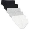 Amazon Essentials Slip da donna in cotone, confezione da 6, neutro, 10