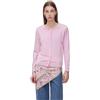 United Colors of Benetton Maglia Coreana M/L 1C19D502P Maglione Cardigan, Rosa, L Donna