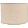 TOYANDONA Paralume 50cm Diametro in Lino Beige E27 per Tavolo e Piantana