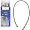 MONTERAL Tubo Corazzato 100cm F 3/8"x M 3/8" DN8 DE13 Max +70°C Pressione Max 10 bar | Tubo Flessibile Realizzato in Acciaio Inox con Intervallo - Garanzia di 10 Anni - MONTERAL