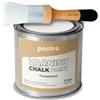 PECTRO Finitura Protettiva Trasparente per Chalk Paint + Pennello