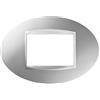 Gewiss GW16303VT Chorus Art Placca, 3 Posti, Titanio