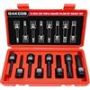 DAKCOS Set di 8 bussola per punte a percussione da 1/2, M5-M18, CR-MO | XZN Triple Square Spline