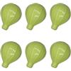 generic 6 pomelli in ceramica verde per armadietti, maniglie moderne per comò, pomelli decorativi per cassetti con viti per armadi, ante di mobili e progetti fai da te per la casa